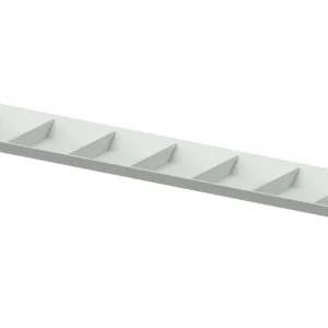ULMIA Ablagewanne oben auf Stützen - Achsmaß 1441 mm - Tiefe 250 mm Sonderaktion