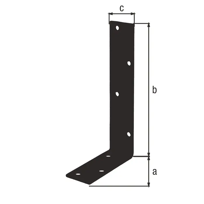 Knallerangebot Balkenwinkel L200x100mm B.40mm ungleichschenklig STA VE: 20 Stück