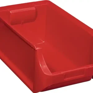 Highlight Sichtlagerkasten Profi-Plus L355xB205xH150mm PP rot ALLIT VE: 12 Stück