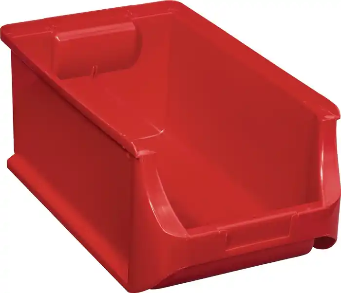 Highlight Sichtlagerkasten Profi-Plus L355xB205xH150mm PP rot ALLIT VE: 12 Stück