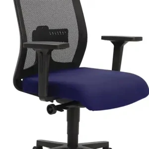 Bürodrehstuhl Synchr.-M.blau/schwarz 430-540mm m.Lehnen Trgf.110kg TOPSTAR Preisknaller