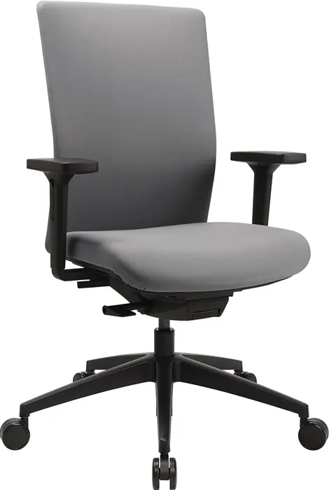 Bürodrehstuhl Synchr.-M.grau 450-570mm m.Lehnen Trgf.110kg TOPSTAR Beliebt