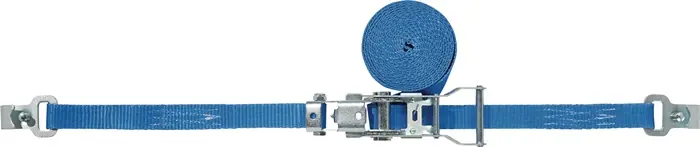 Versand Am Gleichen Tag Zurrgurt DIN12195-2 L.4m B.25mm m.Ratsche+Flachhaken m.Sicherung LC U 1500daN TW