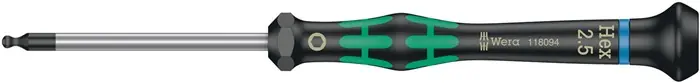 Sofort Bestellen Elektronikerschraubendreher 2052 2,5mm Klingen-L.60mm Kugelk.