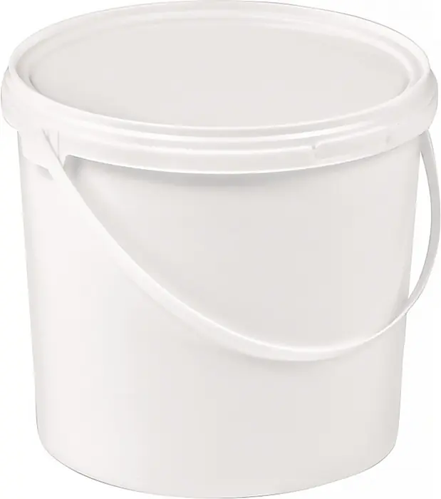 Online Kaufen Eimer 3l PP weiß Bügelgr.u.Stülpdeckel D.200mm H.156mm