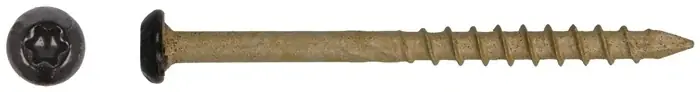 Fassadenschraube AR-coating C4 D4,5xL70mm bronze VE: 1600 Stück Schneller Versand