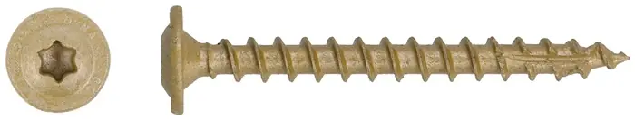 Finale Aktion Holzbauschraube Tellerkopf 6mm TX-30 AR 60mm DYNAPLUS VE: 1200 Stück