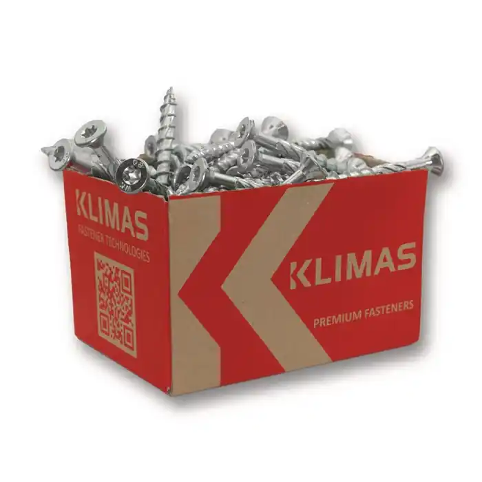 Super-Preis Spanplattenschr.8x200 Senkkopf hell verz.TORX KLIMAS VE: 200 Stück