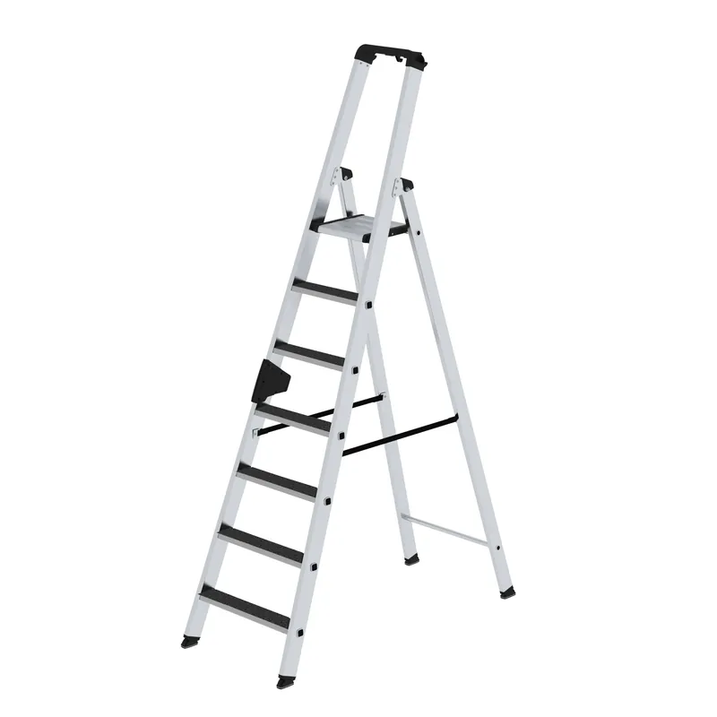 MUNK Stufen-Stehleiter einseitig begehbar mit Clip-Step R13 Preisknaller