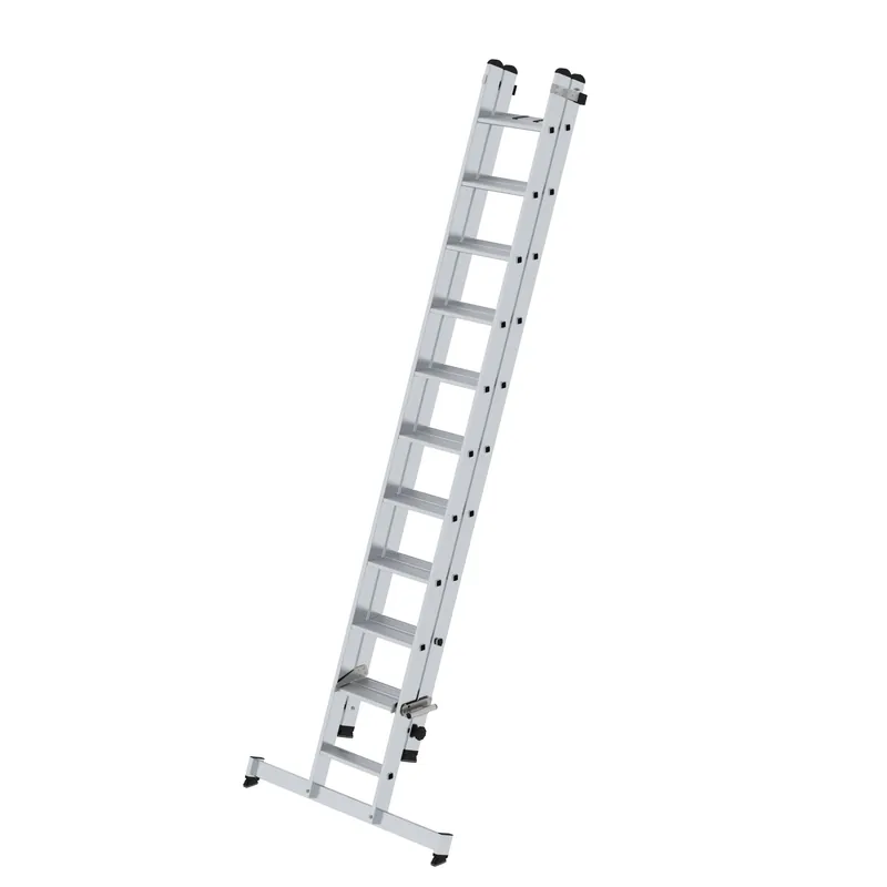 MUNK Stufen-Schiebeleiter 2-teilig mit nivello®-Traverse Sofort Bestellen