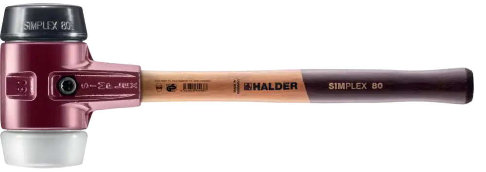 HALDER Schonhammer SIMPLEX mit Tempergussgehäuse und hochwertigem Holzstiel Sale
