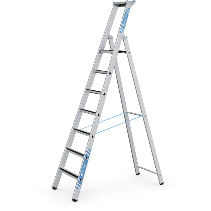ZARGES Gebördelte Stufen-Stehleiter R13step S Highlight