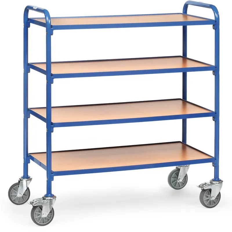 Angebot fetra Beistellwagen pulverbeschichtet blau/RAL 5007