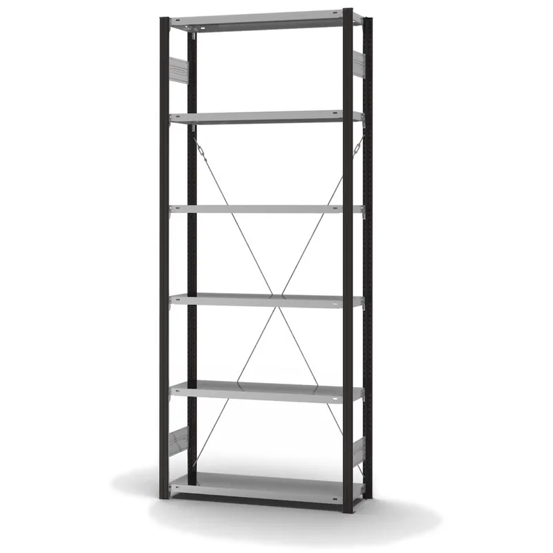 Bestseller hofe Fachbodenregal zur Einseitigen Nutzung - Stecksystem ORION PLUS