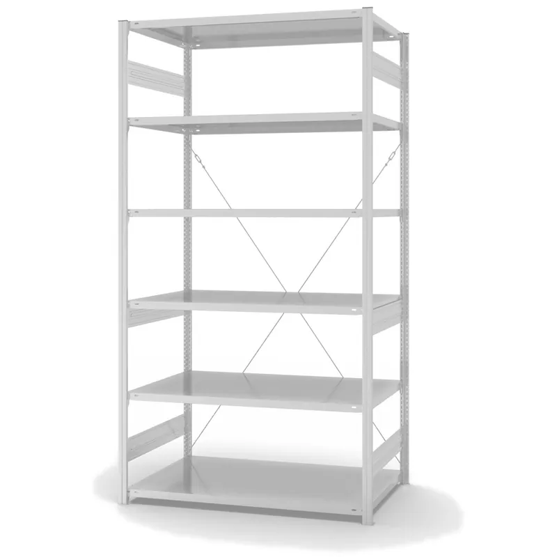 Sonderangebot hofe Fachbodenregal zur Einseitigen Nutzung - Stecksystem ORION PLUS