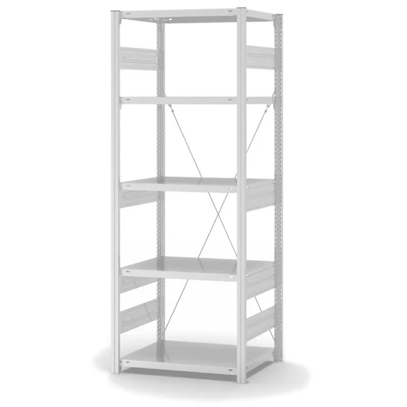 Must-Have hofe Fachbodenregal zur Einseitigen Nutzung - Stecksystem ORION PLUS