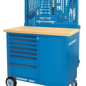 Highlight GEDORE BR 1504 Rollwerkbank mit Rückwand