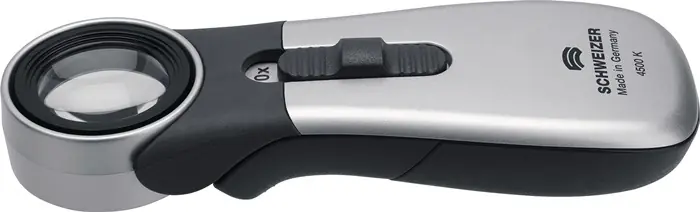 Jetzt Kaufen Handleuchtlupe Tech-Line CLASSIC Vergr.10x LED Linsen-D.22,8mm SCHWEIZER
