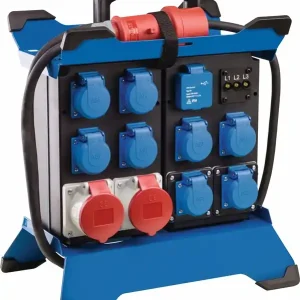Neue Ware CEE-Standstromverteiler STECKY DUO 2 CEE-Stecker 400V,16 A,5-polig AS-SCHWABE