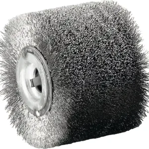 Satinierwalze VA-Stahldraht Ø100xB70mm 19,2mm LESSMANN Neuheit