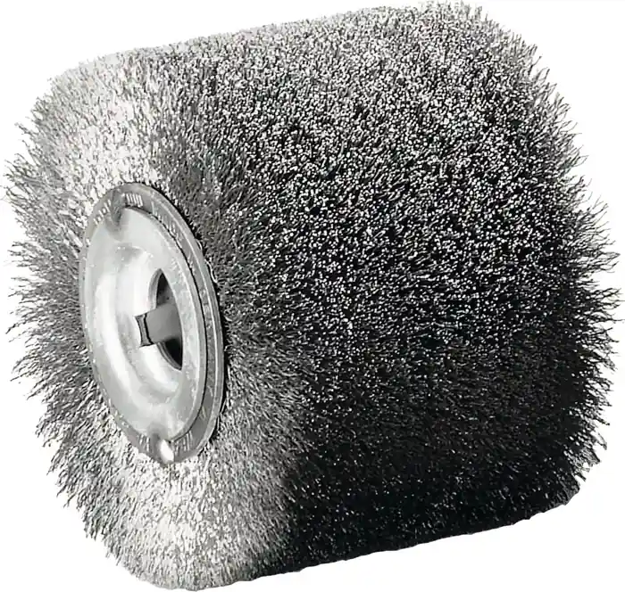 Satinierwalze VA-Stahldraht Ø100xB70mm 19,2mm LESSMANN Neuheit