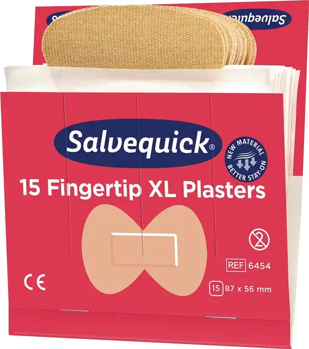 Pflasterstrips Salvequick elastisch 6 Nachfüllpack.je 15 St.SALVEQUICK Echt