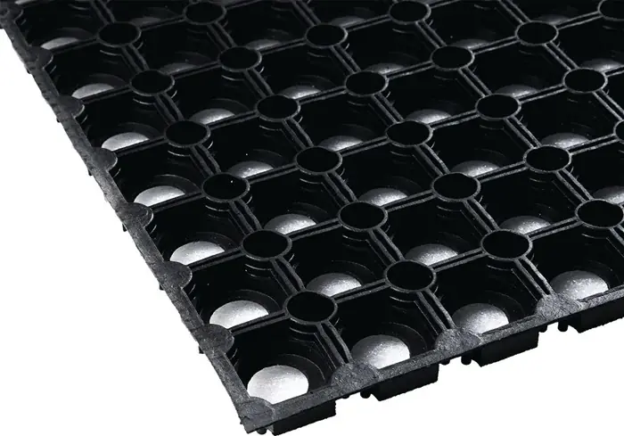 Versand Am Gleichen Tag Gum.Ringmatte B.0,8m L.1,2m D.22mm schwarz NR/SBR o.Gewebeeinlage