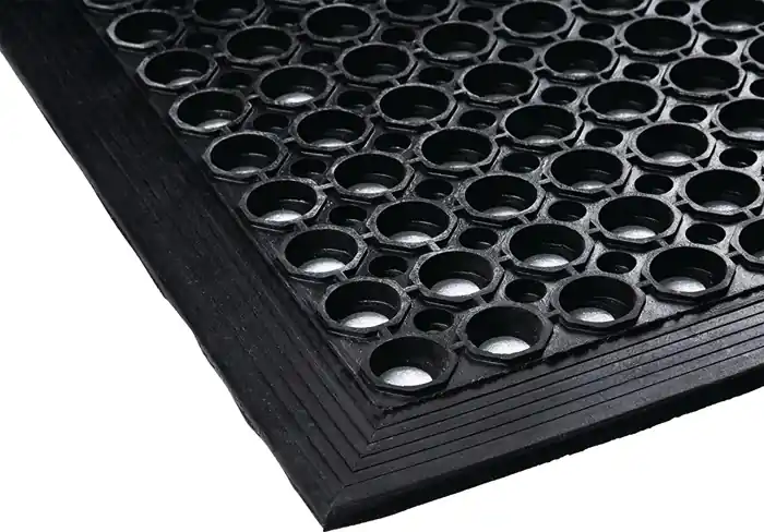 Anti-Ermüdungsmatte B.0,9m L.1,5m D.12mm schwarz NR/SBR o.Gewebeeinlage Garantierte Lieferung