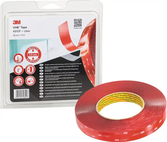 Montageband VHB Tape 4910F transp.L.11m B.19mm Rl.3M Highlight