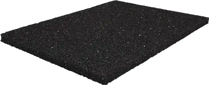 Bautenschutzmatte B.1,25m L.10m D.8mm schwarz Granulatgummi Ausverkauf