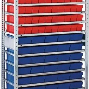 Steckregal H2000xB1000xT500mm Anbauregal 16 Stahlböden 75xL 500mm blau Neu Im Sortiment