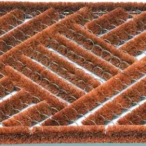 Fußmatte Kokosbürsten natur Kokos/Stahl L390xB590xS30mm Sofort Bestellen