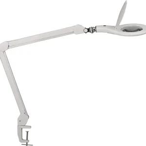 LED-Lupenleuchte Glaslinse 127mm (5 Zoll) Tischklemme weiß Jetzt Bestellen