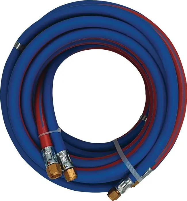 Autogenzwillingsschlauch L.10m ID 6/9mm Wandst.5/3,5mm blau/rot Preiswert