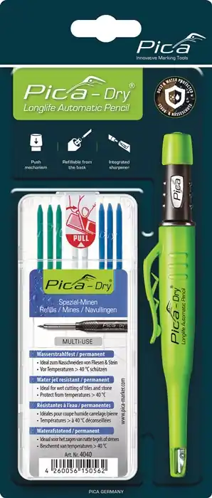 Solange Der Vorrat Reicht Bau-/Tieflochmarker Pica-Dry Farbe sortiert +Minenset 4000 871 854 PICA