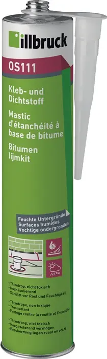 Solange Der Vorrat Reicht Kleb- u.Dichtstoff OS111 schwarz 400g Kartusche ILLBRUCK VE: 24 Stück