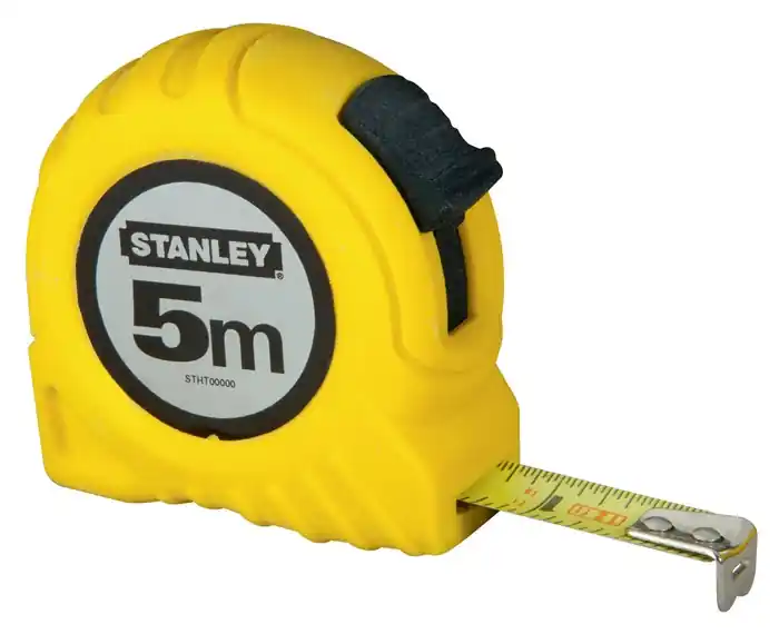 Neue Kollektion Taschenrollbandmaß L.5m B.19mm mm/cm EG II Ku.Gürtelclip STANLEY