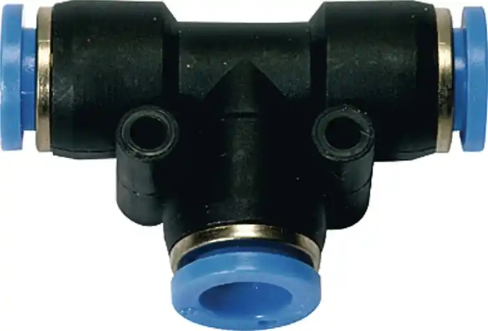 T-Steckverbindung Blaue Serie 10mm L1 27,9mm RIEGLER VE: 10 Stück Mega-Angebot