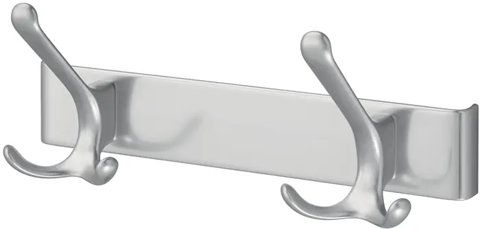 Kracherpreis Huthakenleiste 0822-0822 2 Hak.A.96mm LM silberf.elox.H.102mm HERMETA