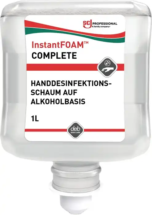 Schaum-Handdesinfektionsmittel InstantFOAM® Complete 1l Kartusche Wochenendangebot
