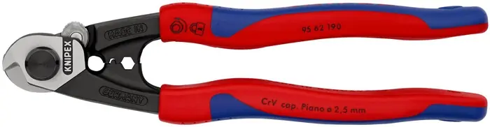 Heißes Angebot Drahtseilschere L.190mm pol.Mehrkomp.-Hüllen KNIPEX