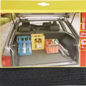 Neue Kollektion Kofferraummatte PVC grau zuschneidbar,rutschhemmend L60xB100cm UNITEC