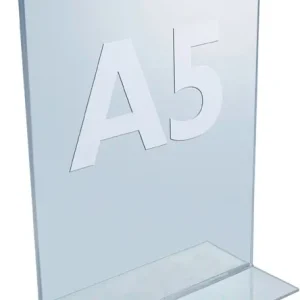 Neue Kollektion Tischaufsteller DIN A5 Acryl transp.freistehend
