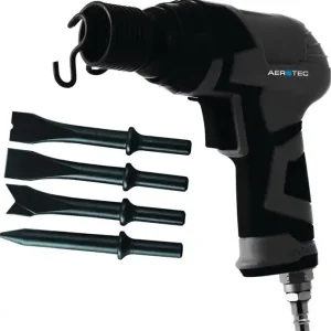 Druckluftmeißelhammer CSP 150 Set 4500min-¹ 11mm Sechskant 4-5 J AEROTEC Echt