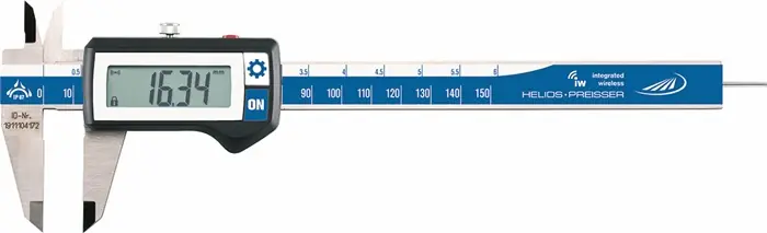 Messschieber DIN 862 DIGI-MET IP67 150mm dig.Funk rd.(1,5 mm) H.PREISSER Günstig