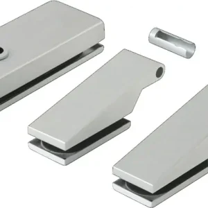 Top-Angebot Glastürbeschlag STUDIO Classic LM silberelox.UV Drückerf.vorn DIN L/R DORMA-GLAS