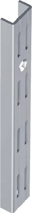 Wandsch.L.500mm weißaluminum STA zweireihige Lochung ALFER ALUMINIUM VE: 2 Stück Neue Kollektion