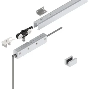 Schiebetürsystem MK-L 80 80kg GLT ESG 8/10mm Kompletts.HELM Direktkauf