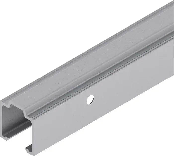 Sonderangebot Laufschiene 53/73 Alu.EV1 elox.Lager-L.2100mm Wm.HELM