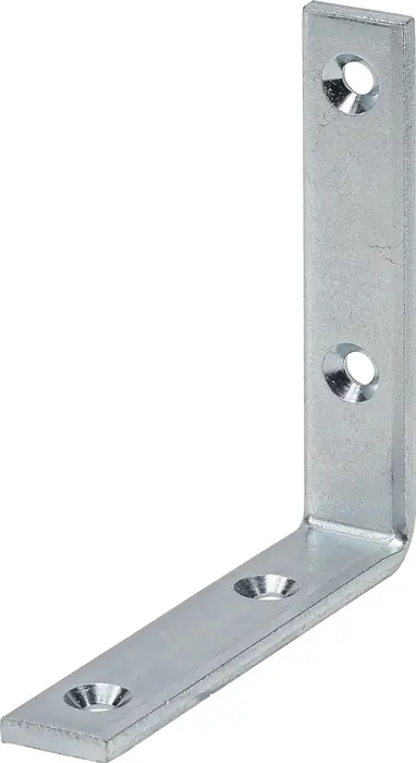 Highlight Winkel sta.L.140mm B.20mm S.5mm STA blau verz.Loch-D.6mm VORMANN VE: 10 Stück